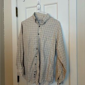 Classic Men's Plaid Button-Down Shirt